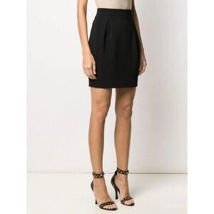 Versace Milano Jersey Mini Skirt Black Size 28/42